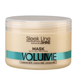 Sleek Line Repair Volume Mask maska do włosów z jedwabiem zwiększająca objętość 250ml Stapiz