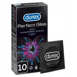 Perfect Gliss długotrwały poślizg prezerwatywy 10 szt Durex