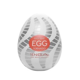 Easy Beat Egg Tornado jednorazowy masturbator w kształcie jajka TENGA