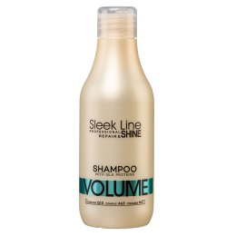 Sleek Line Repair Volume Shampoo szampon do włosów z jedwabiem zwiększający objętość 300ml Stapiz