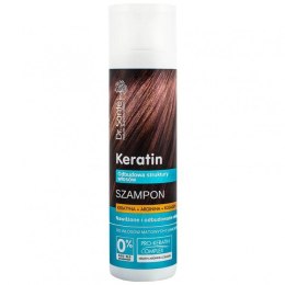 Keratin Shampoo szampon odbudowujący struktury włosów matowych i łamliwych 250ml Dr. Sante