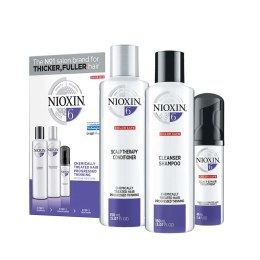 System 6 zestaw szampon do włosów 150ml + odżywka do włosów 150ml + kuracja do włosów 40ml NIOXIN