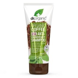 Coffee Anti-Dandruff Shampoo szampon przeciwłupieżowy z ekstraktem z organicznej kawy 200ml Dr.Organic
