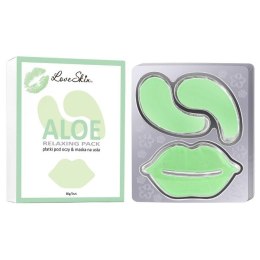 Relaxing Pack maseczka na usta + płatki pod oczy Aloe 5szt. Love Skin