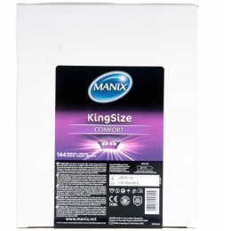 King Size Comfort prezerwatywy lateksowe 144szt Manix