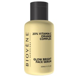 Glow Bright Face Serum rozświetlające serum do twarzy z 20% witaminą C 30ml Biovene