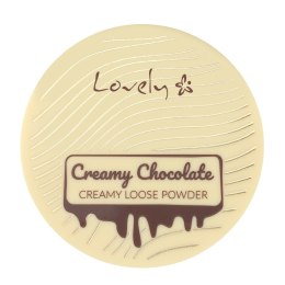 Creamy Chocolate Loose Powder czekoladowy matowy puder brązujący do twarzy i ciała z ekstraktem z nasion kakao 8g Lovely