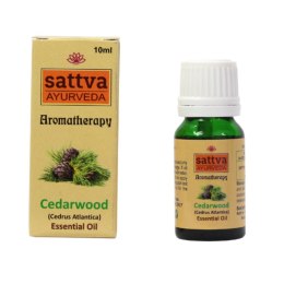 Aromatherapy Essential Oil olejek eteryczny Cedarwood 10ml Sattva