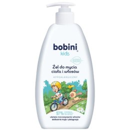 Kids hipoalergiczny żel do mycia ciała i włosów 500ml Bobini