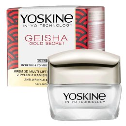 Yoskine Geisha Gold Secret krem do twarzy na dzień i noc multi-lifting 3D 50ml