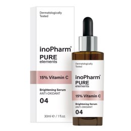 Pure Elements 15% Vitamin C Brightening Serum serum do twarzy z 15% witaminą C 30ml InoPharm