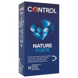 Nature Forte pogrubione ergonomicznie prezerwatywy z naturalnego lateksu 12szt. Control