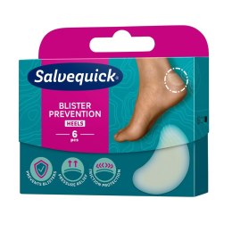 Blister Prevention plastry na pęcherze i otarcia (pięty) 6szt. Salvequick