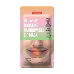 Purederm Glow-Up Boosting Rainbow wegańska hydrożelowa maska na usta 2g