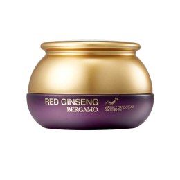 Red Ginseng Wrinkle Care Cream krem przeciwzmarszczkowy z czerwonym żeń-szeniem 50ml BERGAMO