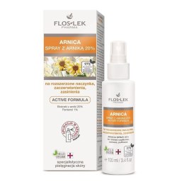 Arnica spray z arniką 20% active formula na rozszerzone naczynka zaczerwienienia i zasinienia 100ml Floslek