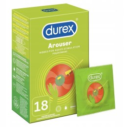 Durex prezerwatywy Arouser 18 szt prążkowane Durex
