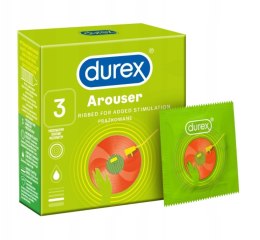 Durex prezerwatywy Arouser 3 szt prążkowane Durex