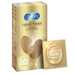 Durex prezerwatywy bez lateksu Real Feel 10 szt bezlateksowe Durex