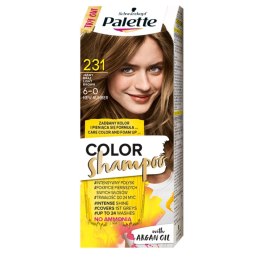 Color Shampoo szampon koloryzujący do włosów do 24 myć 231 (6-0) Jasny Brąz Palette