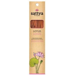 Natural Indian Incense naturalne indyjskie kadzidełko Lotos 15szt Sattva