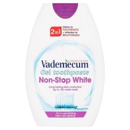 Vademecum 2in1 Toothpaste&Mouthwash Non-Stop White pasta do zębów i płyn do płukania jamy ustnej 75ml