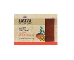 Body Soap indyjskie mydło glicerynowe Mango 125g Sattva